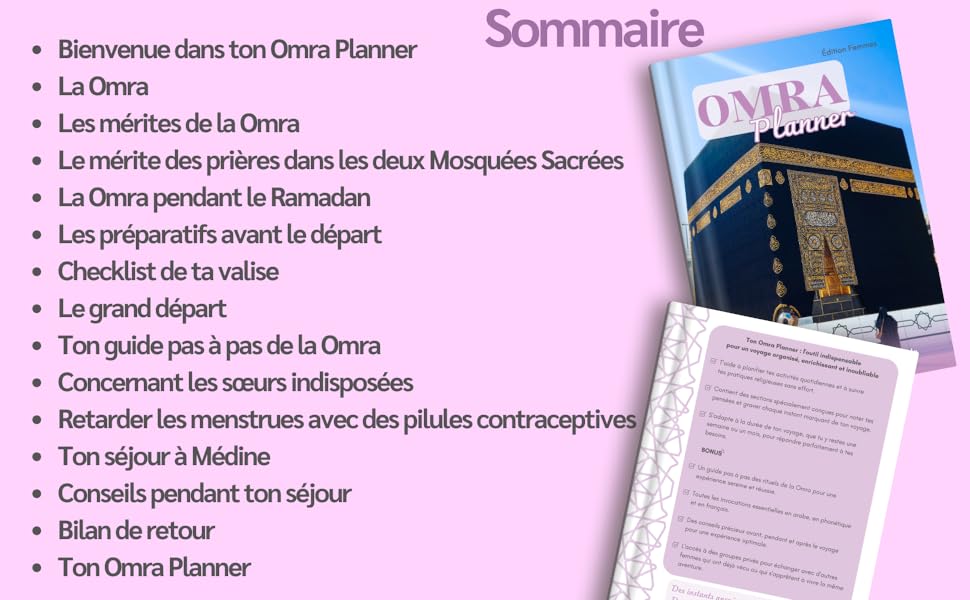 Mon Guide Omra Édition Enfants + Omra planner