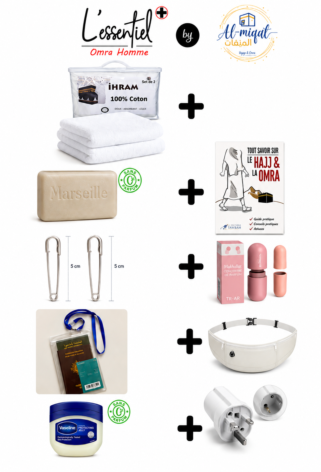 1:  Pack L'essentiel+ Homme Omra