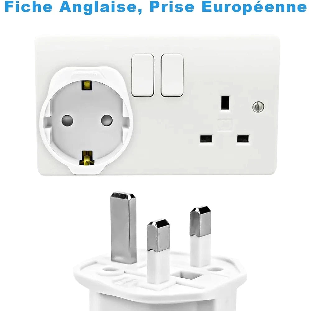 Adaptateur de voyage France vers Arabie saoudite – Type G – vue 5