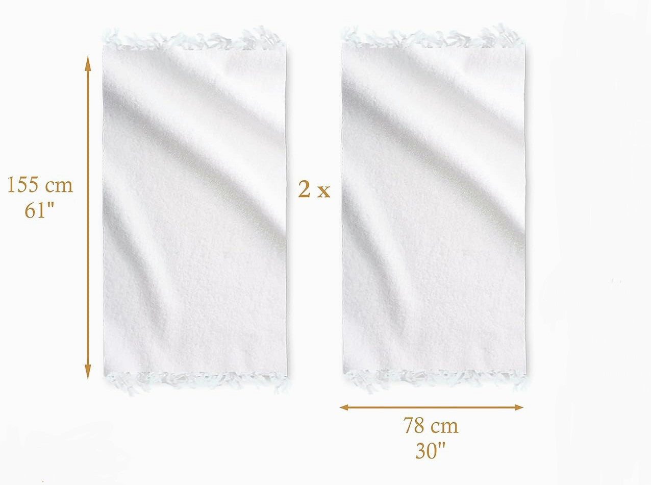 Ensemble Ihram Enfant qualité supérieure 820g / 155x78 cm