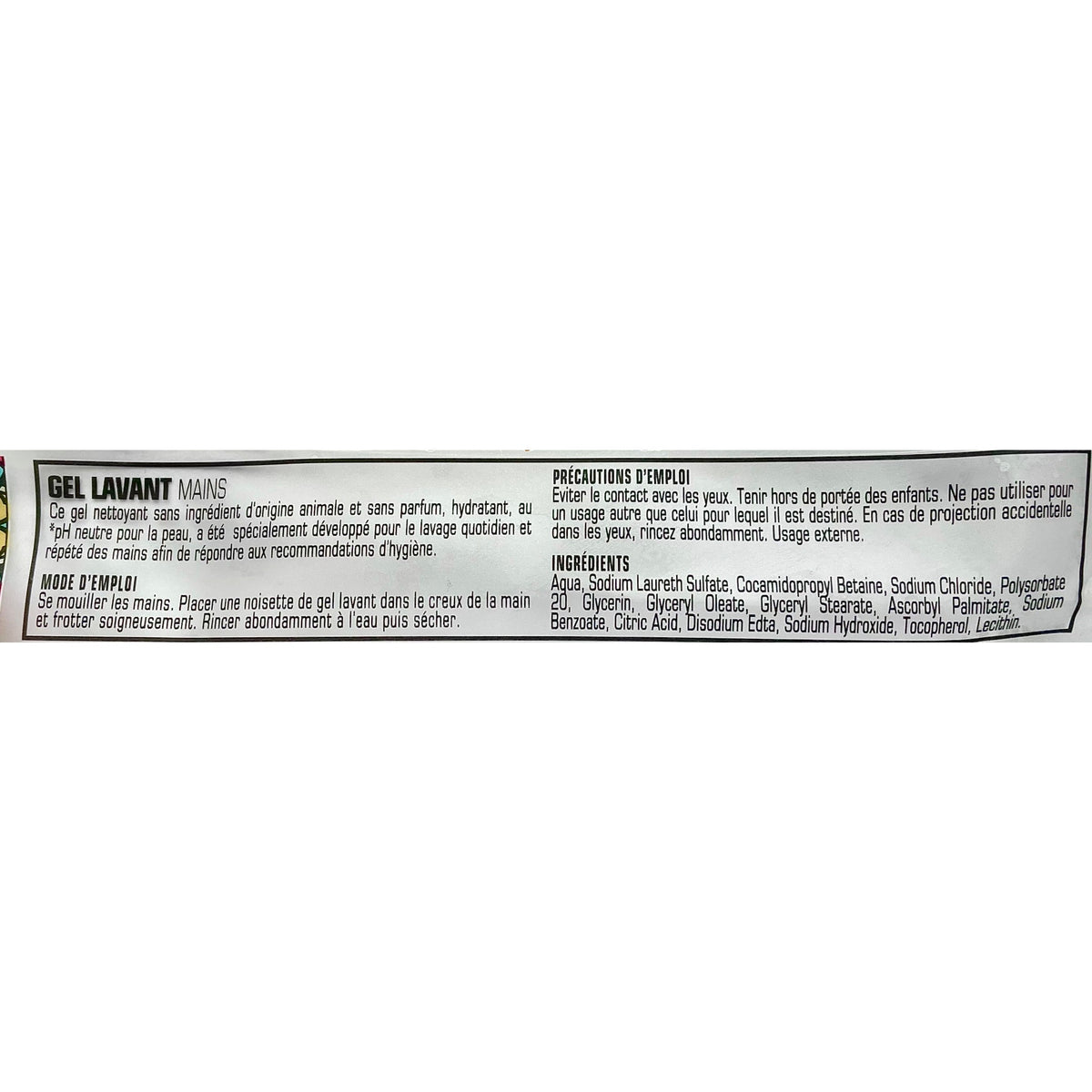 Gel lavant sans parfum – 250 ml – vue 3