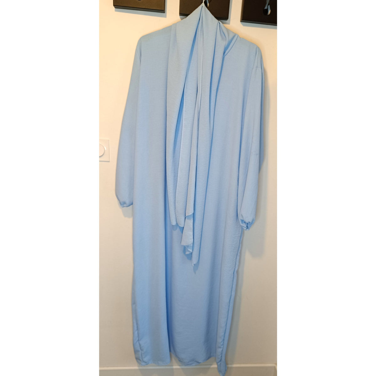 Abaya Jazz avec voile intégré – Taille unique – vue 10