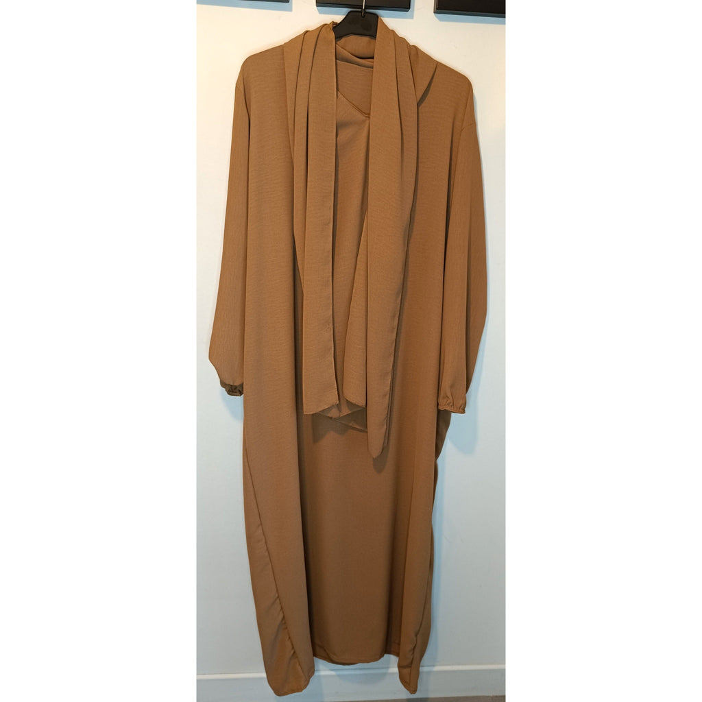 Abaya Jazz avec voile intégré – Taille unique – vue 11