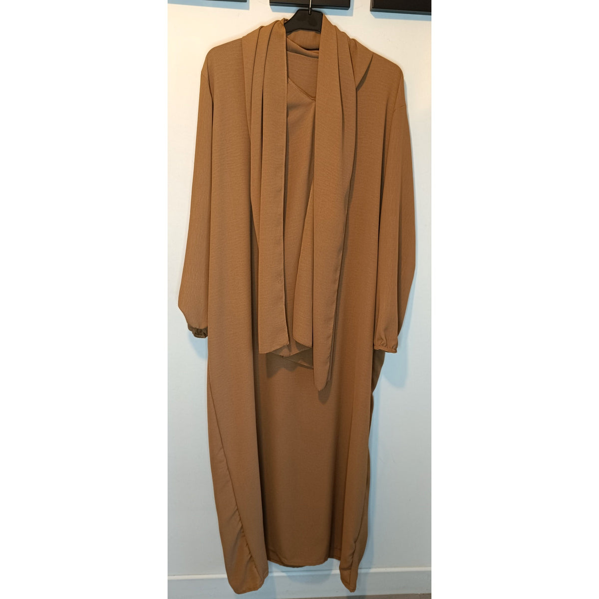 Abaya Jazz avec voile intégré – Taille unique – vue 11