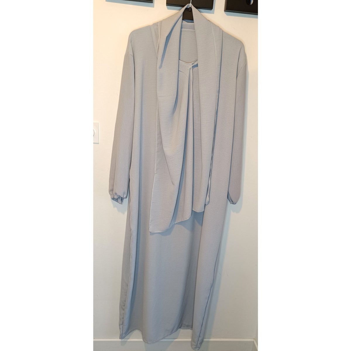 Abaya Jazz avec voile intégré – Taille unique – vue 12