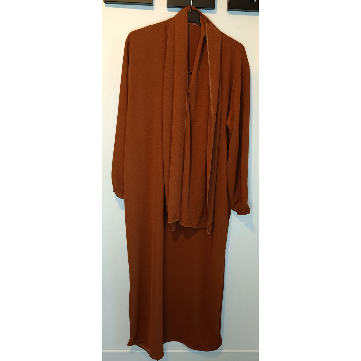 Abaya Jazz avec voile intégré – Taille unique – vue 14
