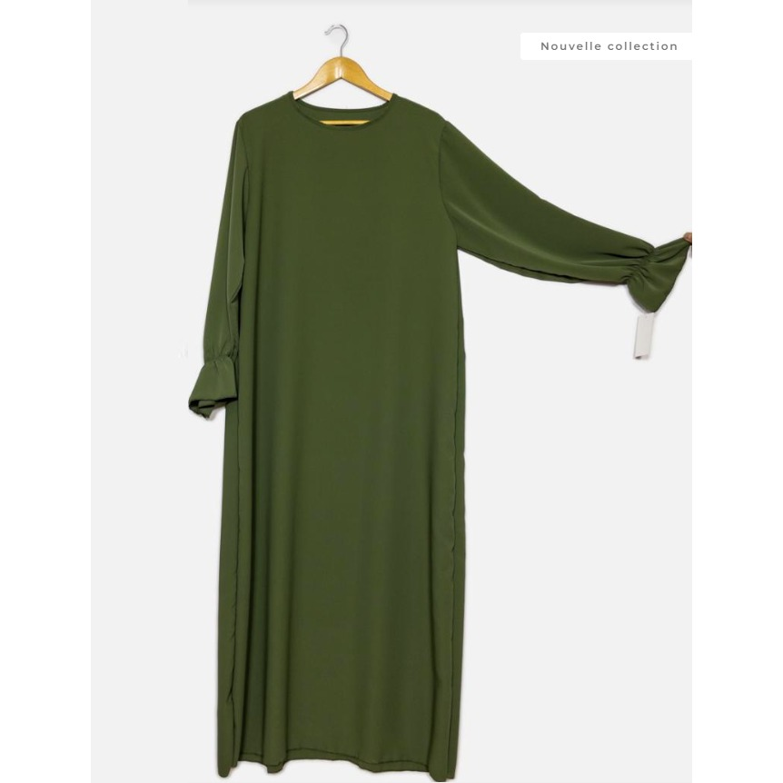 Abaya Jazz à manches bouffantes – Taille unique – vue 12