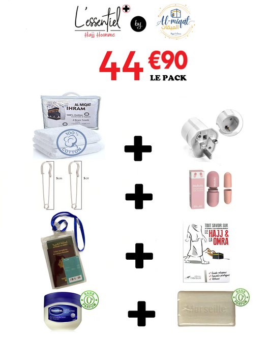 1- Pack L'essentiel Hajj Homme
