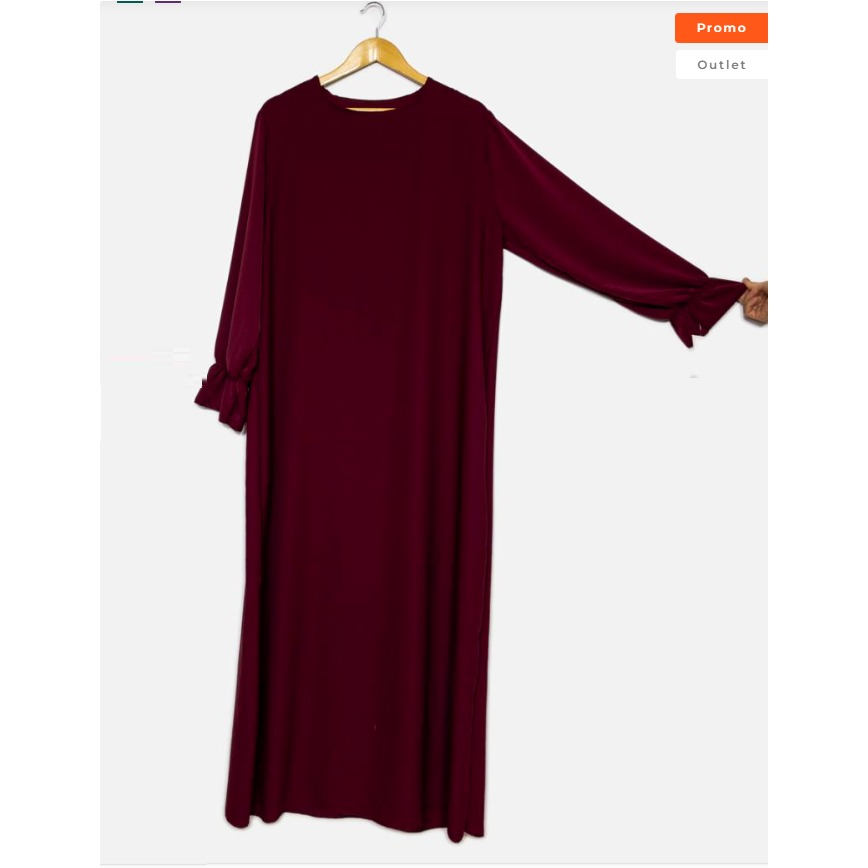 Abaya Jazz à manches bouffantes – Taille unique – vue 9