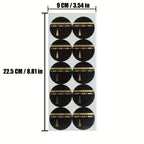 Autocollants Kaaba noir et doré – Lot de 10 – vue 2